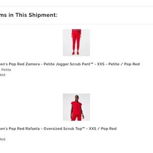 Figs Vibrant Red Set